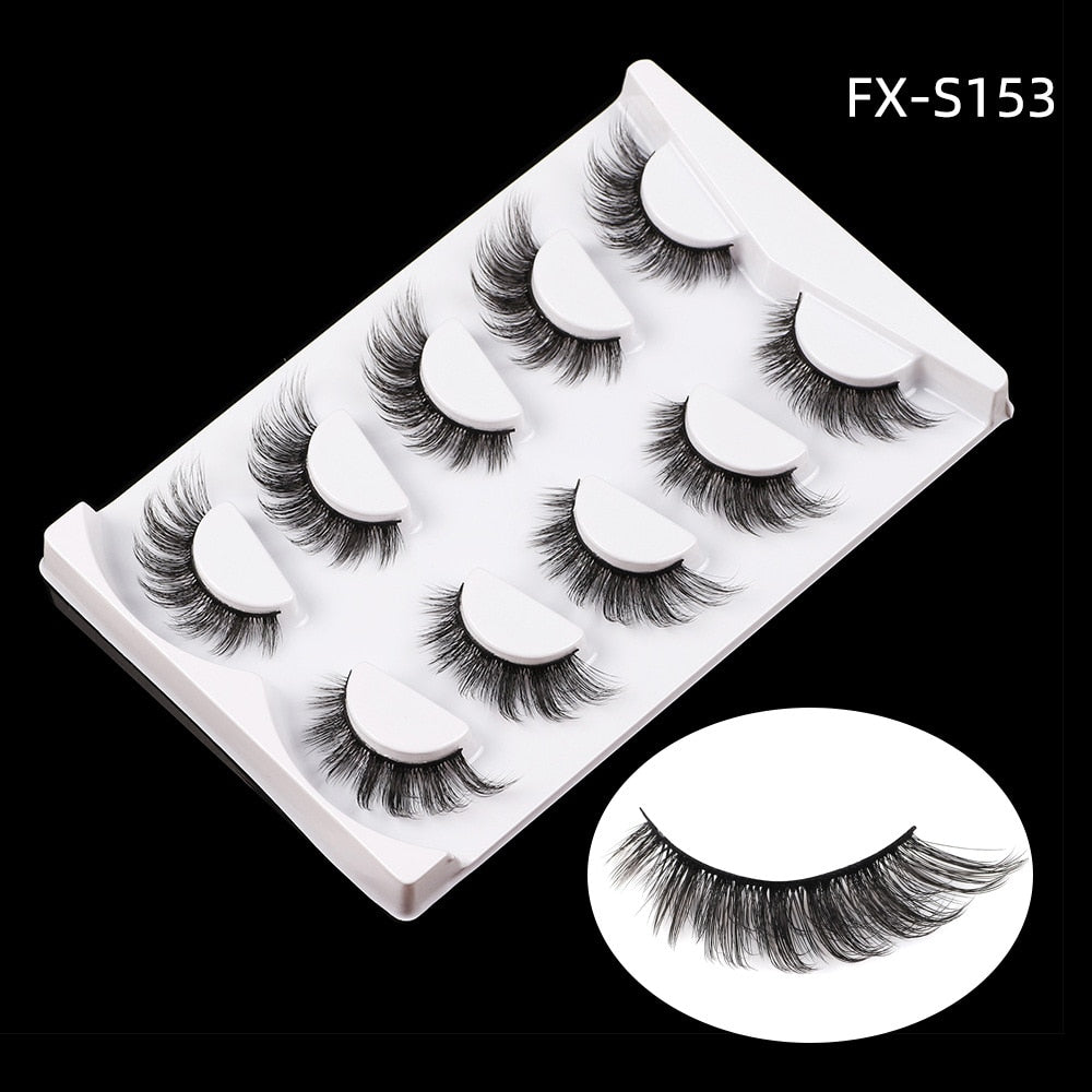 Cat eye Lash Handmade Winged Faux Eyelashes Natural Long Lashes For Eyelash Extension Eye End Lengthen For Foxy Eye