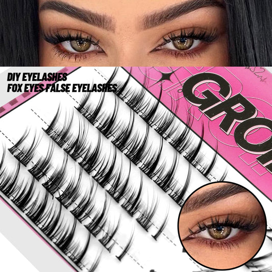 DIY Eyelash Extension Manga Lashes  Individual Lashes Winged End Eye Elongated Eyelashes