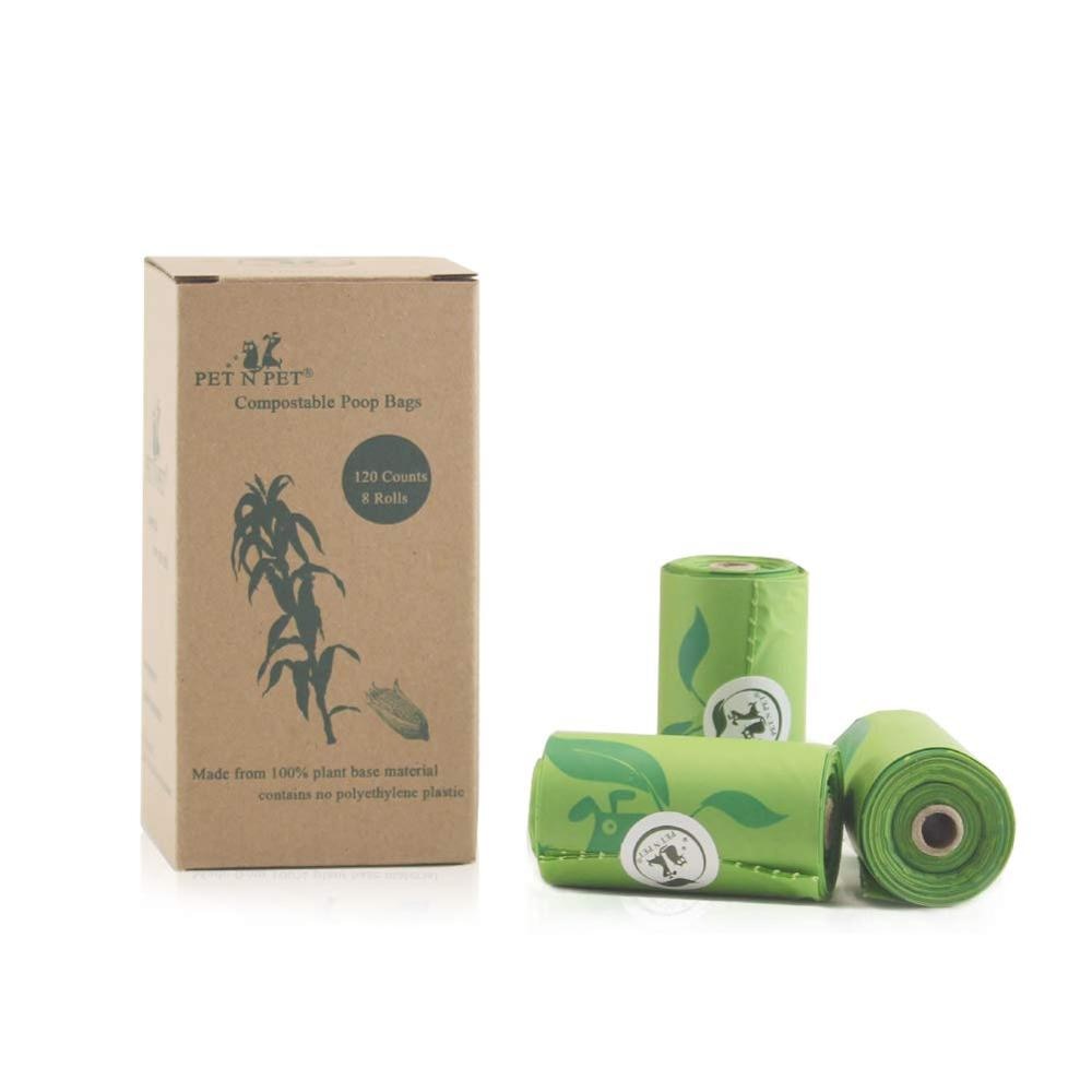 Compostable Dog Cat Poop Bags  240/120 Counts Biodegradable Waste Bag Supplies