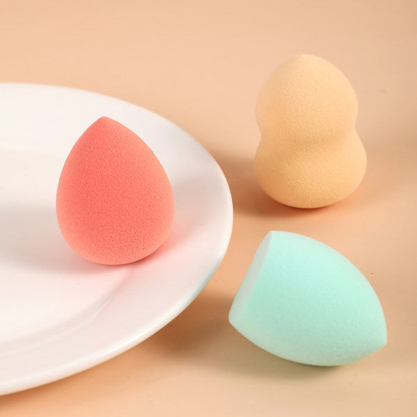 Beauty Hydrophilic Polyurethane Blender and Powder Puff Set With Shell