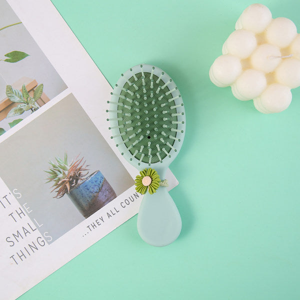 601823568-Macaron mini airbag comb-green